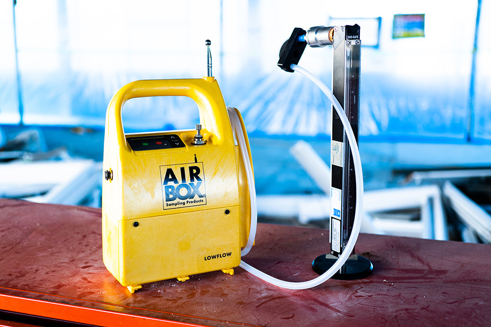 Reliable asbestos sampling pumps. Airbox Sampling Products